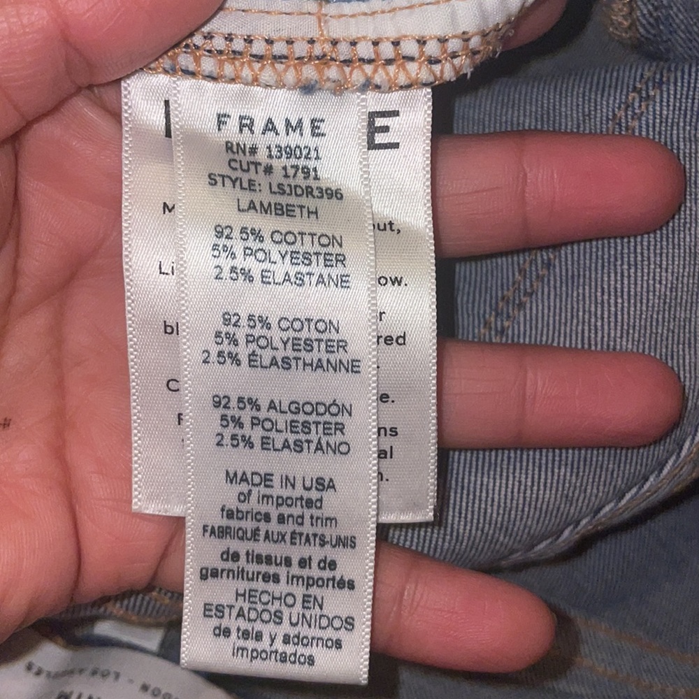 Frame Denim Le Skinny de Jeanne in Lambeth - Picture 6 of 6
